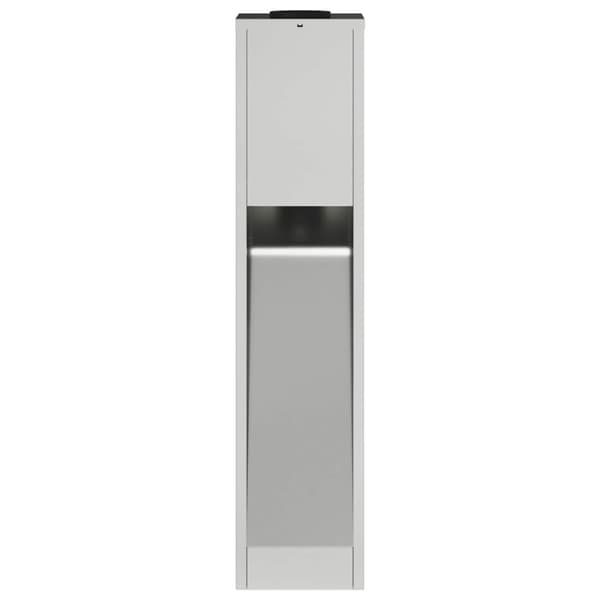 Solcell LED-vägbelysning 2 pcs Silver Galvaniserad