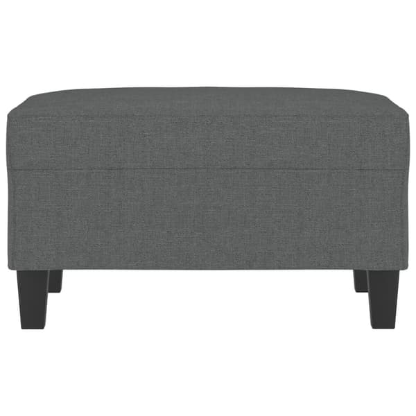 Fotpall mörkgrå 70x55x41 cm tyg