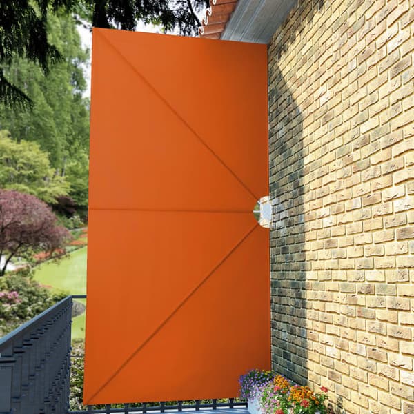 Sidomarkis för terrass terrakotta 400x200 cm