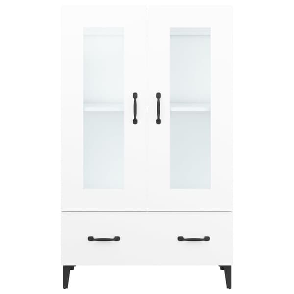 Skänk vit 70x31x115 cm konstruerat trä