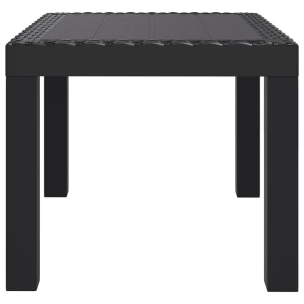 Trädgårdsbord antracit 59x47x40 cm PP