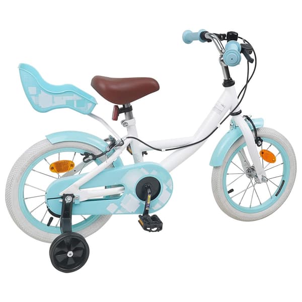 Barncykel 12 Tum för 2-4 åringar Vit