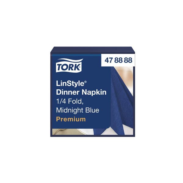 Servett TORK LinStyle Middag blå 50/fp