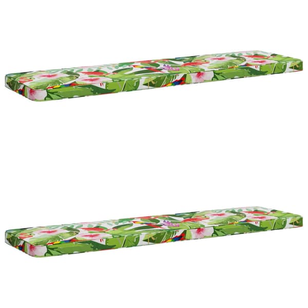 2-delade Bänk Kuddar VUGHT 2 st 100% Polyester Flerfärgsdesign