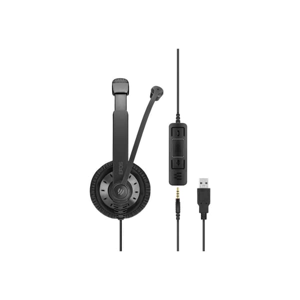 EPOS SC 75 USB MS - headset - 3,5 mm kontakt, USB