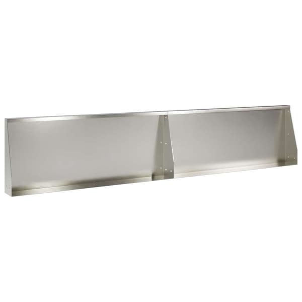 Stödvägg 8 st 300 x 100 x 40 cm Rostfritt stål Silver