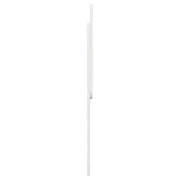 Huvudgavel Glansig Vit 100 cm Konstruerat trä