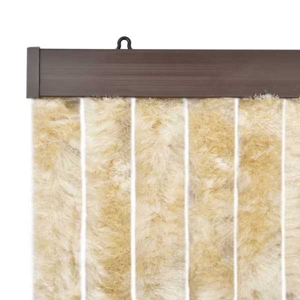 Insektsdraperi beige 100x220 cm chenille
