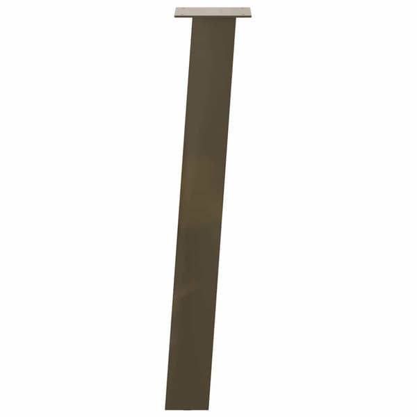 Konsolbordsben 4 st naturstål 72 cm stål