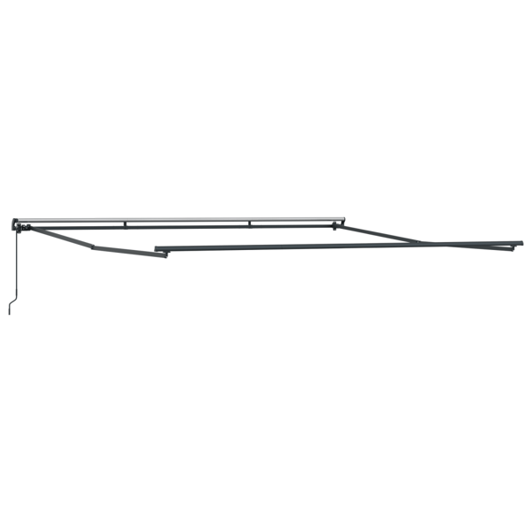 Utfällbar markis Flerfärgsdesign 450 × 350 cm
