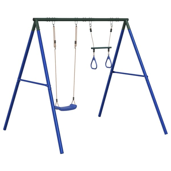 Gungställning med gunga och trapets