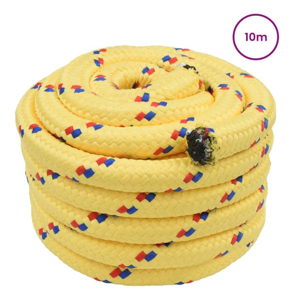 Båtsnöre 10 m 5 Gul PP