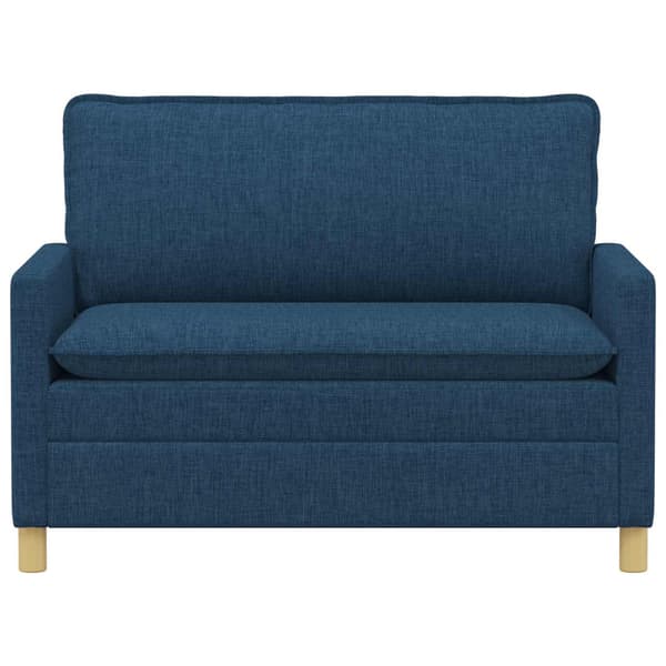Soffa Blå Tyg