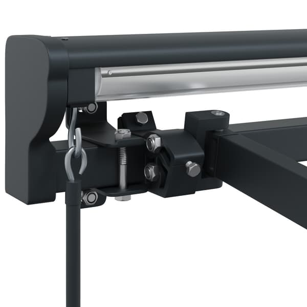 Markisram Justerbar Antracit 4 × 3 m Stål