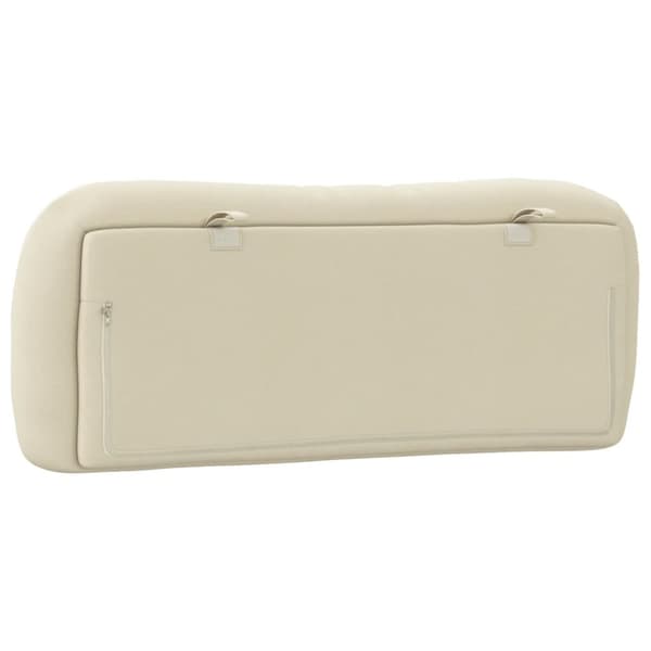 Headboard Cushion "Hvar" Cream 100 cm Fabric