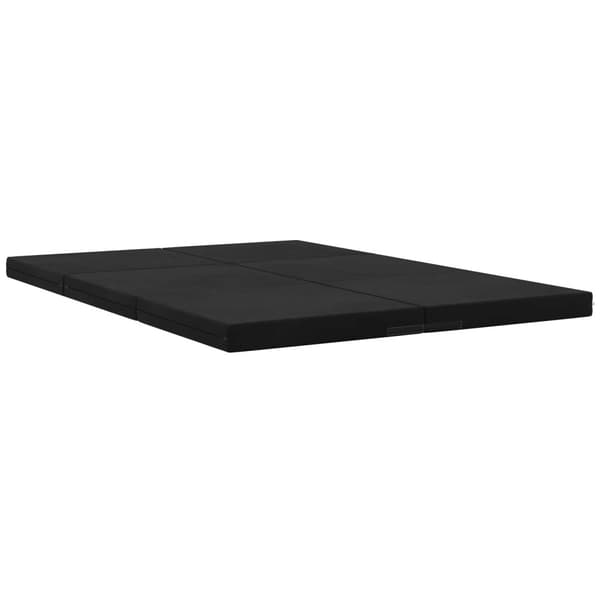 Fällbar Soffbed 140 x 67 x 45 cm Svart