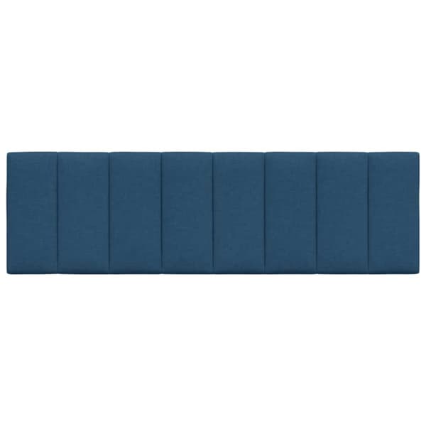 Headboard Cushion "Hanko" Blue 160 cm Fabric