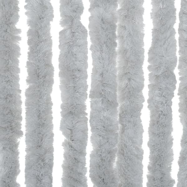Insektsgardin grå 56x185 cm chenille