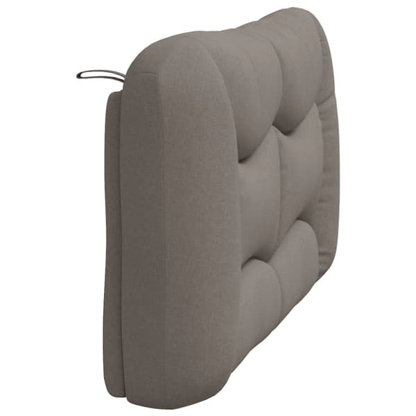 Headboard Cushion "Hvar" Taupe 120 cm Fabric