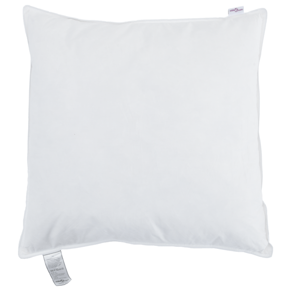 Kudde med kudde Vit 80 x 80 cm Fjäder