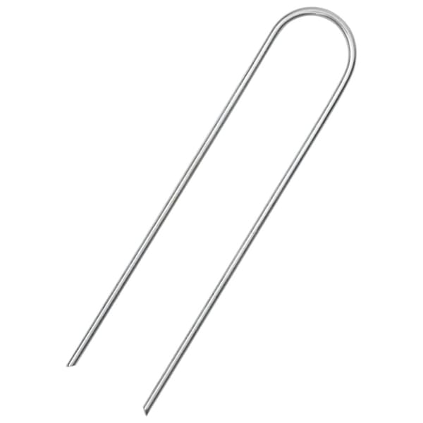 Markpinne U-format 50 st 15x3,5 cm galvaniserat stål