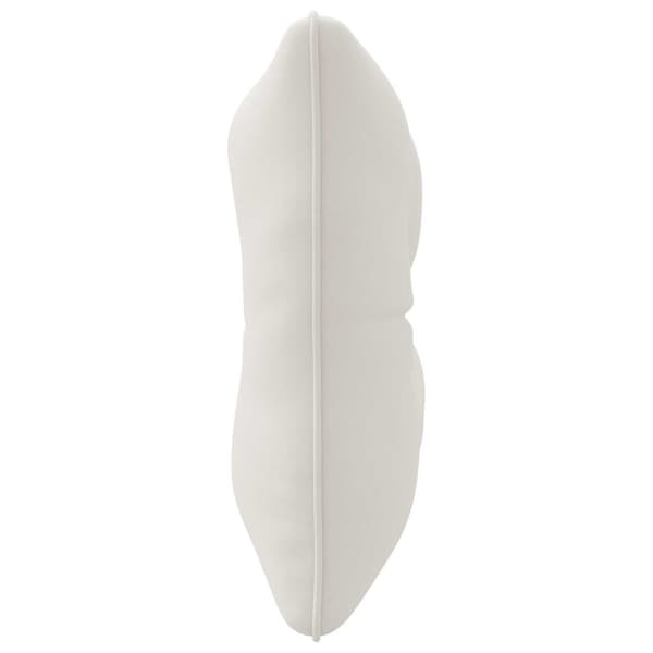 Ryggkudde PUTTEN 100% Polyester Vit 60 x 40 x 10 cm