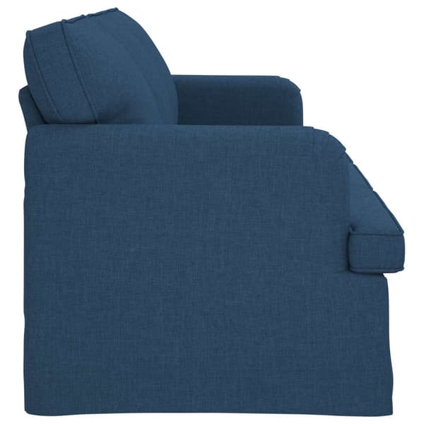 Soffa Blå 201 x 80 x 85 cm tyg