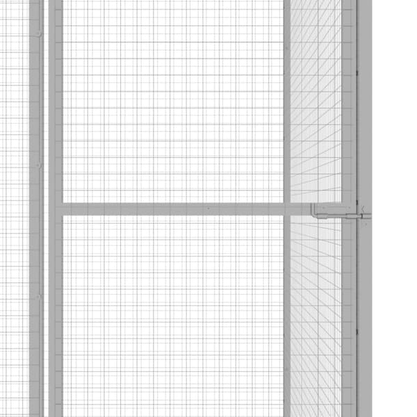 Kattbur 3x3x2,5 m galvaniserat stål