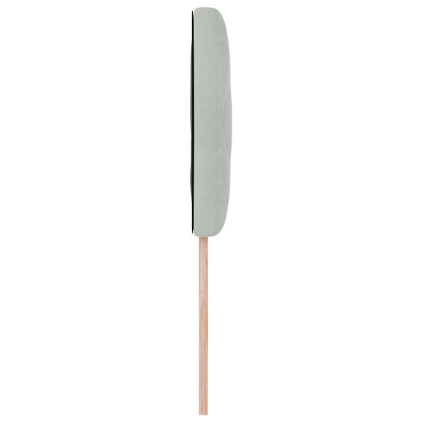 Huvudgavel Ljusgrå 90 cm Sammet