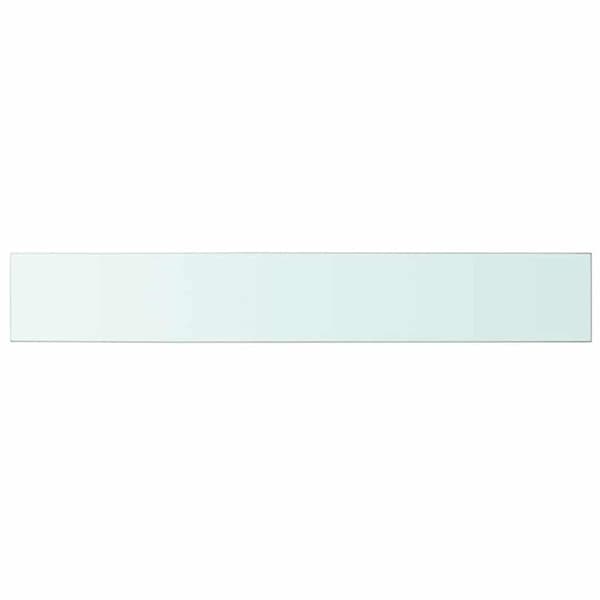 Hyllplan glas genomskinlig 100x15 cm