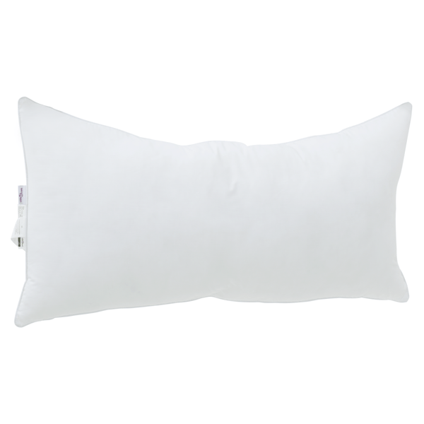 Kudde med kudde 2 pcs Vit 80 x 40 x 20 cm Bomull och Polyester