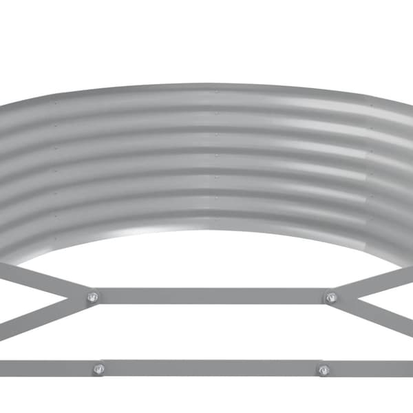 Odlingslåda galvaniserat stål 507x100x36 cm antracit