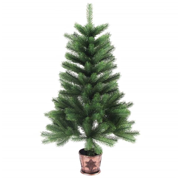 Plastgran verklighetstrogna barr 90 cm grön
