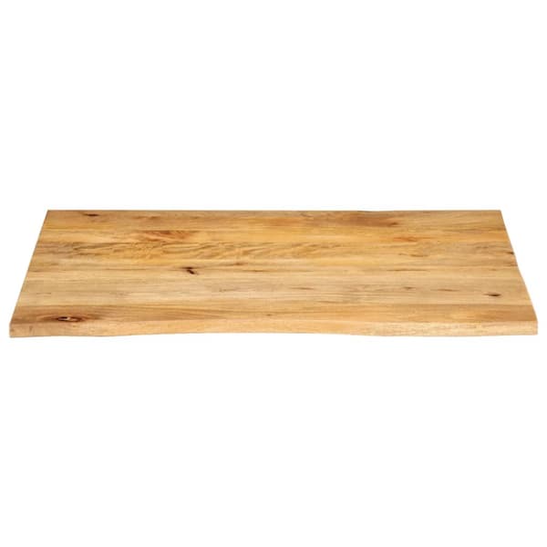 Bordsskiva 110x80x2,5 cm levande kant massivt mangoträ