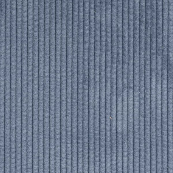 Loveseat soffa blå 160x77x82 cm manchestertyg