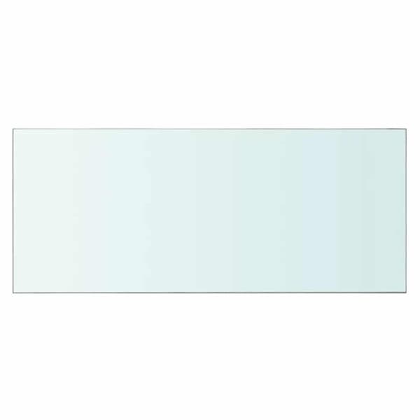 Hyllplan 2 st glas genomskinlig 70x30 cm