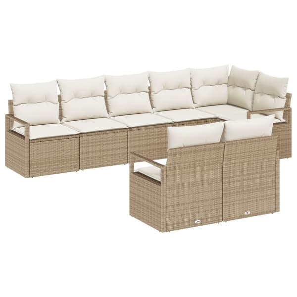 Soffset 8 pcs Beige konstrotting