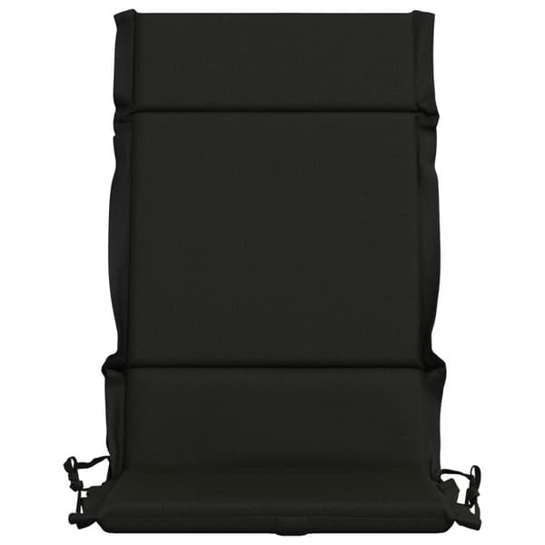 4-delade Höga Ryggstolsdynor GEMERT 4 st 100% Polyester Svart