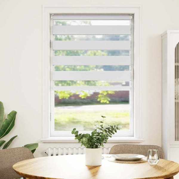 Rullgardin zebra vit 80x100 cm tyg bredd 75,9 cm polyester