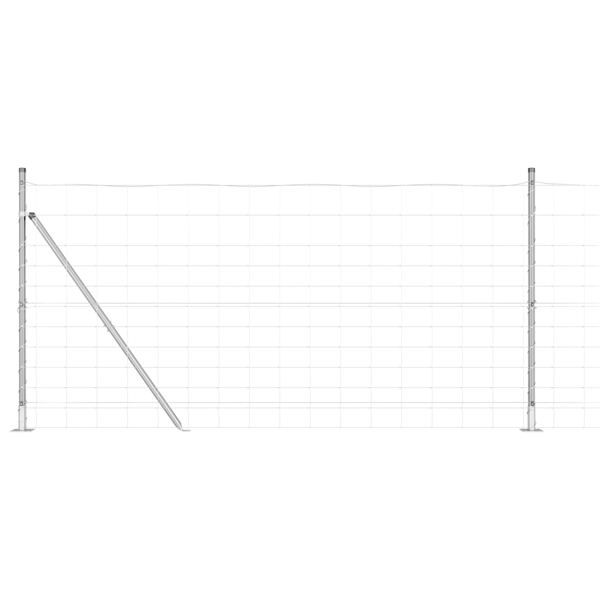 Stängselstolpe Galvaniserad 25 x 1,2 m Stål