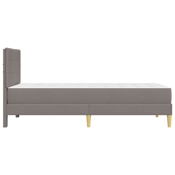 Sängram Taupe 80 x 200 cm Polyester