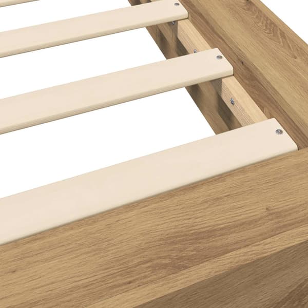 Golvsängsram Artisan-ek 80 x 210 cm Konstruerat trä