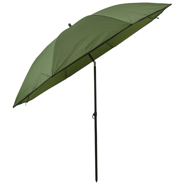 Fiskestångsparaply 228 x 204 cm Oxford Polyester Gul armé