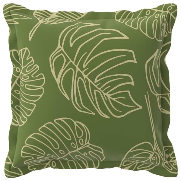 Kuddöverdrag 2 st HOUTEN Bladdesign 35 x 35 cm Polyester