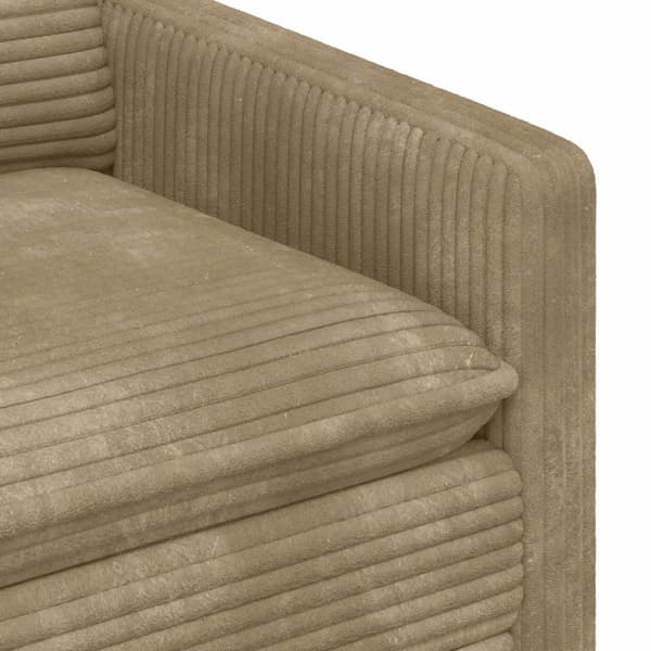Soffa Taupe 126 x 81 x 87,5 cm Polyester