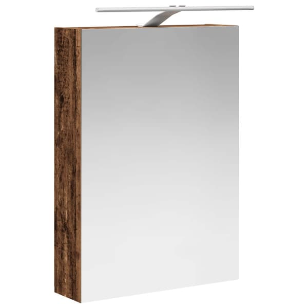 Badrumsskåpsset 5 st Gammalt trä Konstruerat trä