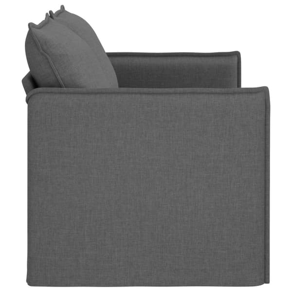 Soffa Mörkgrå 156 x 82 x 85 cm tyg