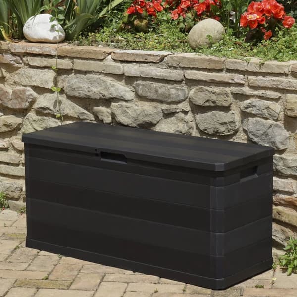 Dynbox 117x45x56 cm svart