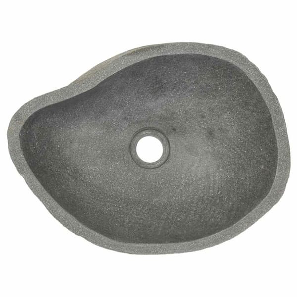 Handfat flodsten oval (37-46)x(29-36) cm