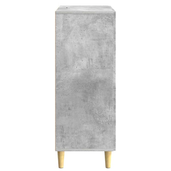 Sideboard Betonggrå 66 x 34,5 x 90 cm Konstruerat trä